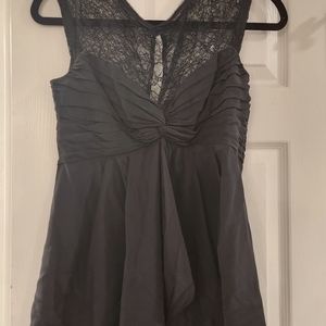 Black designer dressy top